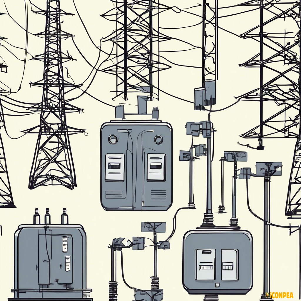 electric substation clipart