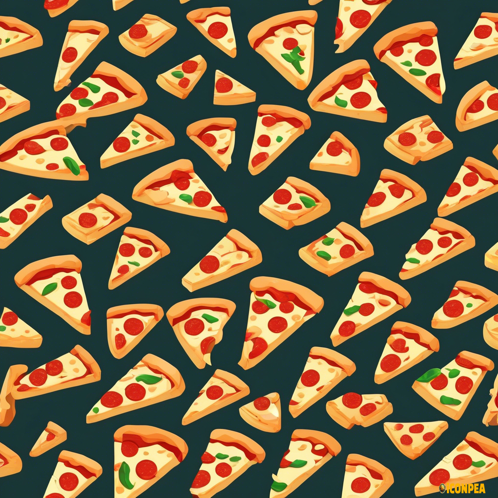 pizza slice flat icon