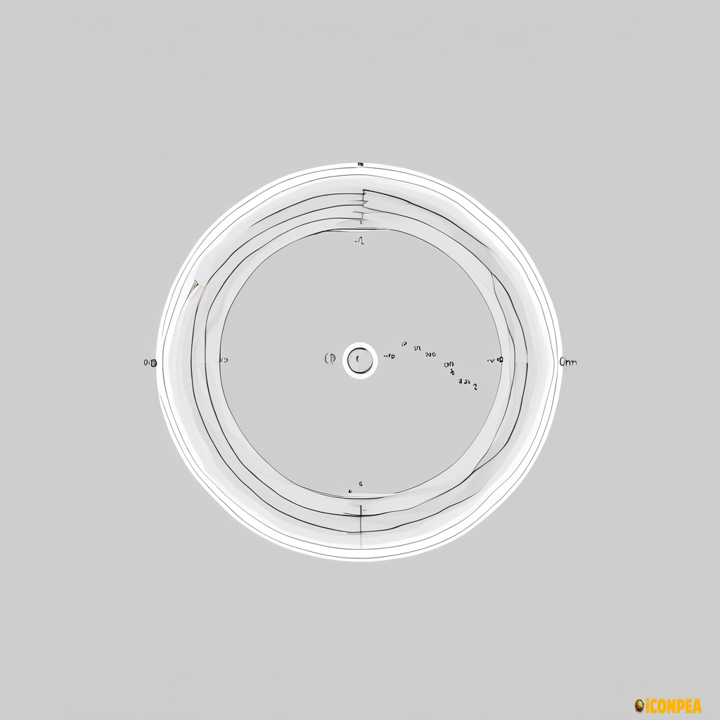 view of sound waves from the x axis at 2 different levels. each level is a different speed. both are encapsulated within the same circle