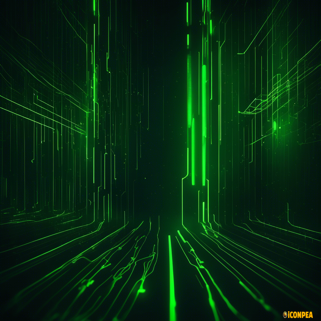 Coding lines in an dark enviroment with bright green lines