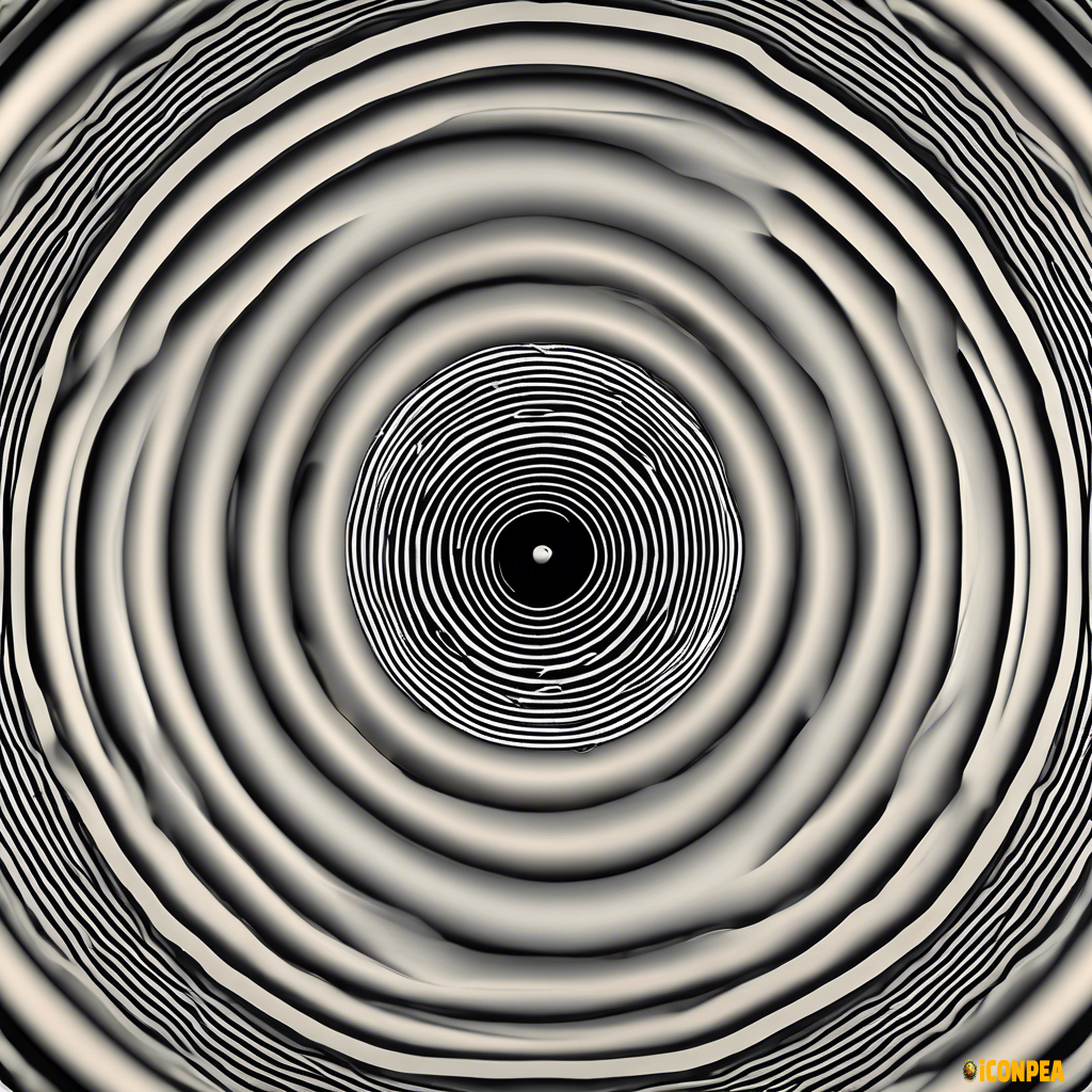 sound waves at 2 different levels. each level is a different speed. both are encapsulated within the same circle