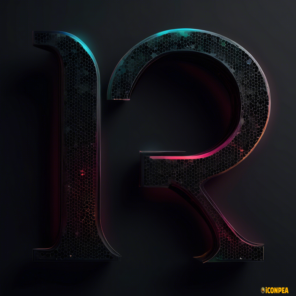 1. Subject: "the letter, 'J' in black" 2. Details: "technical, modern, mechanical" 3. Background: "Hex code Color Gradient, #D73F09 to #D85222"