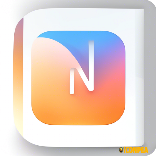 a futuristic yet minimalist looking app icon for an e-book reading app.