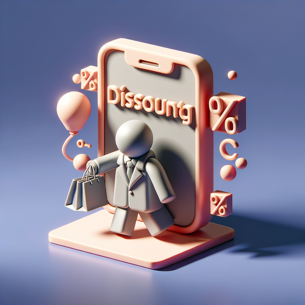 Shopping / Discounts  Style. Make the shadow look soft  Clay 3D (cute feeling) Glossy (iPhone vibes)A different concept