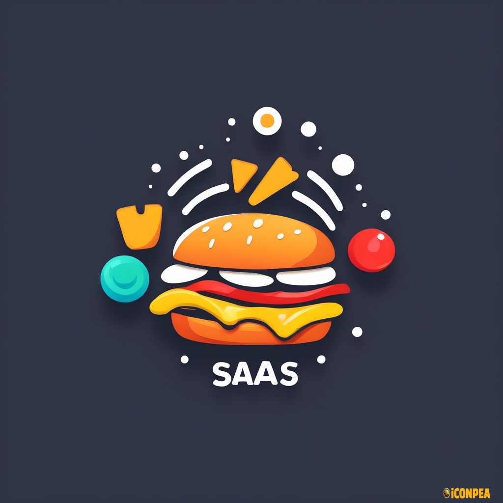 fastfood store builder saas logo icon