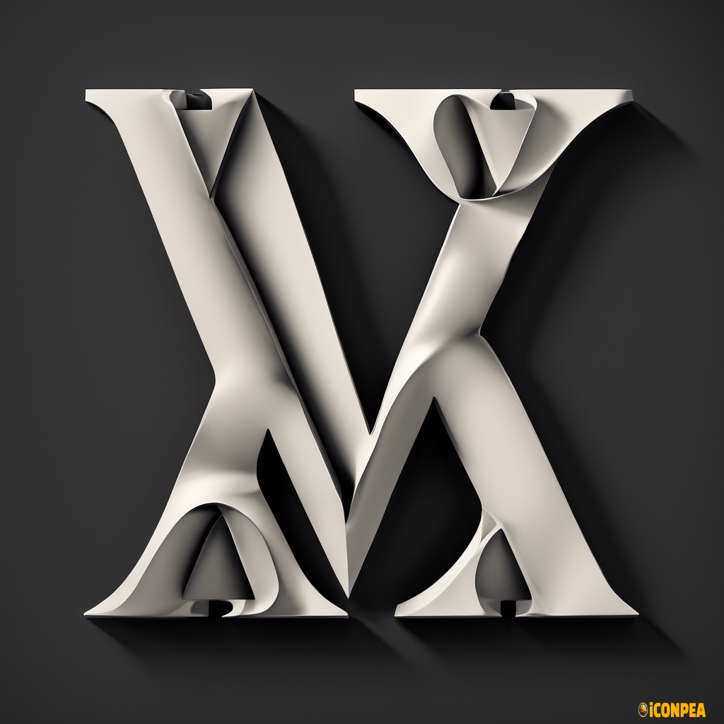 The letter v and  the letter A interlocking