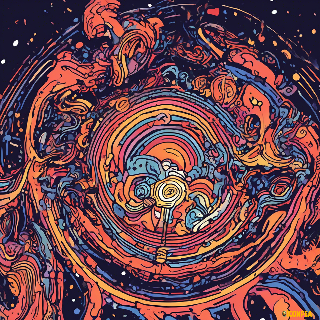 iOS app, round, travel app, locations, routes, places, minimalistic, flat, map, round, max 3 colors, bauhaus