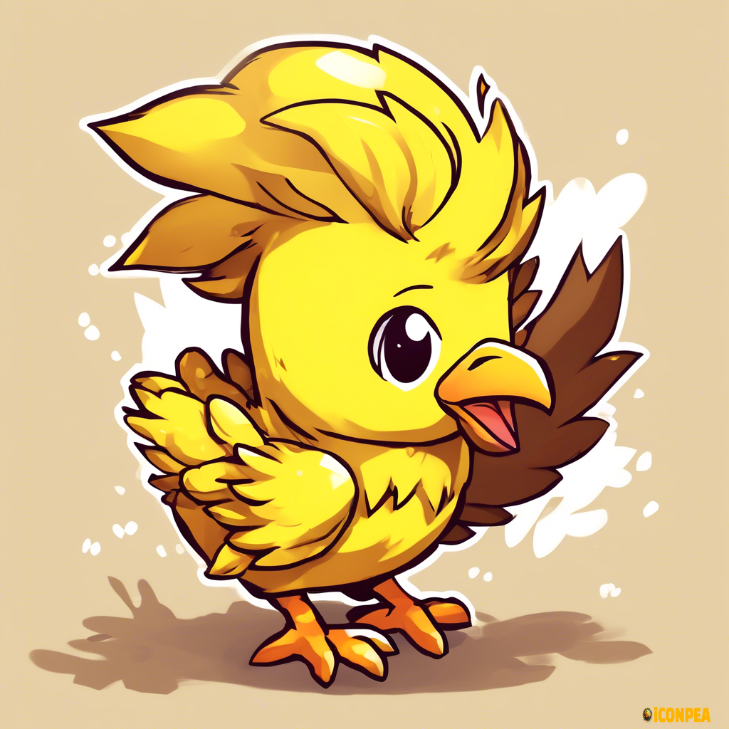A chibi chocobo