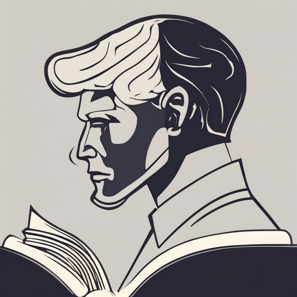 I need an iOS app icon for an app that helps you memorize passages of text.  I like the idea of a human male head in profile with an open book.  The accent color in the app is xAC752A (light mode), and xCA9635 (dark mode).