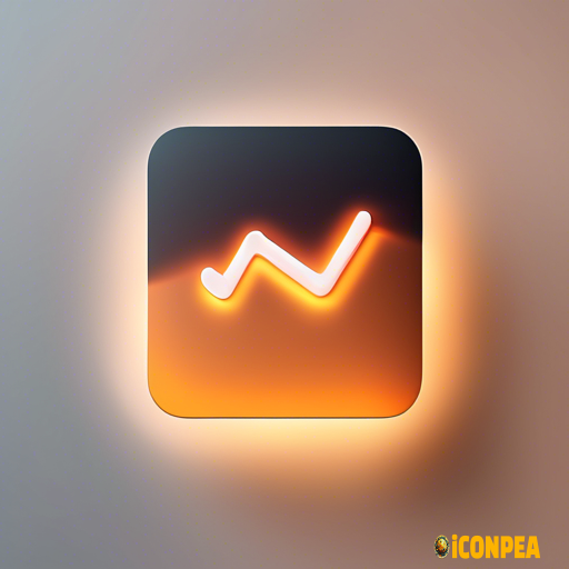 a futuristic yet minimalist looking app icon for an e-book reading app.