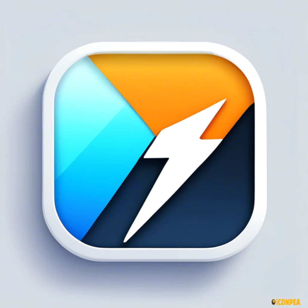 a modern yet minimalist looking app icon for an ebook app. it should look futuristic and it should be understandable just by looking at it, that's it's an ebook app.