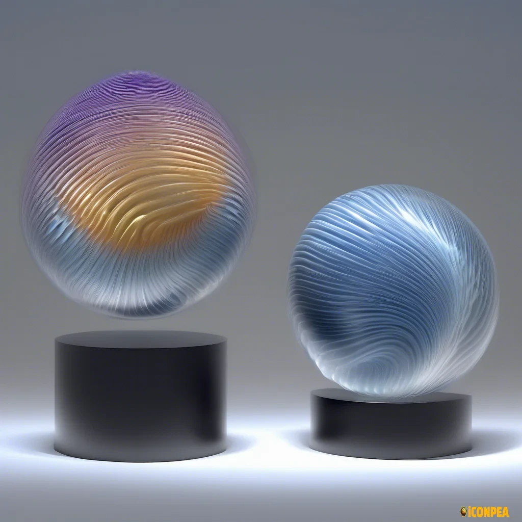 sound waves at 2 different levels. each level is a different speed. encapsulated in a sphere