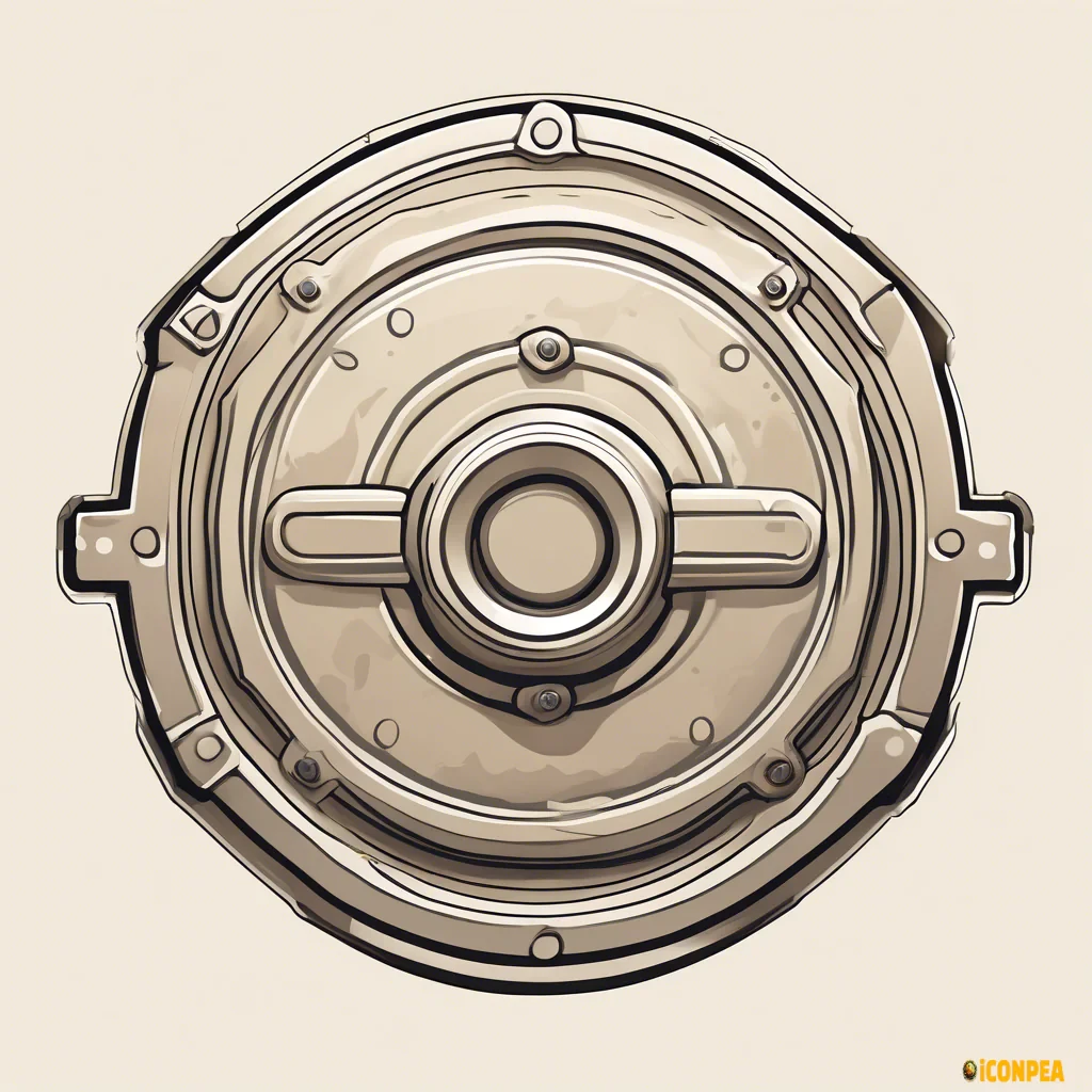 icon latch vault simple