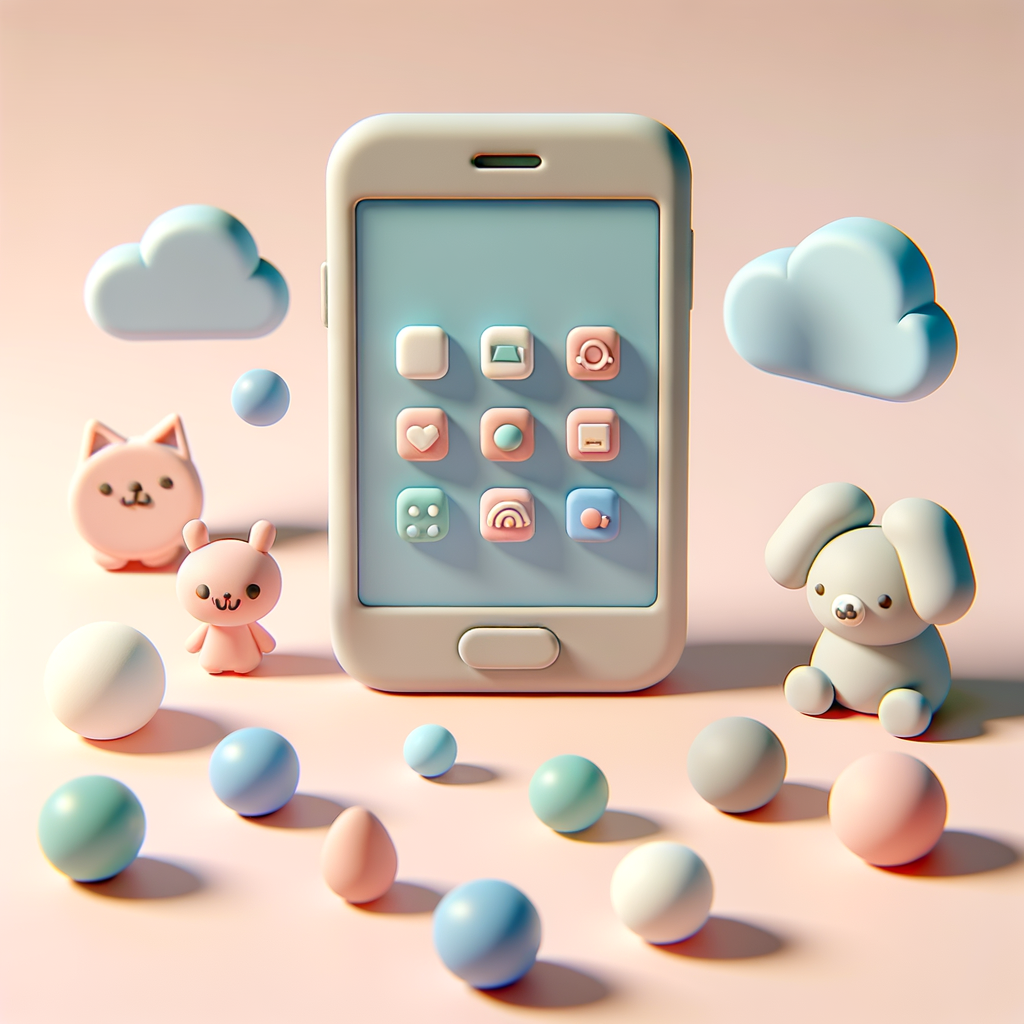 Rise of the graph   Style. Cute, simple and round Pastel colors Make the shadow look soft Clay 3D (cute feeling) Glossy (iPhone vibes)