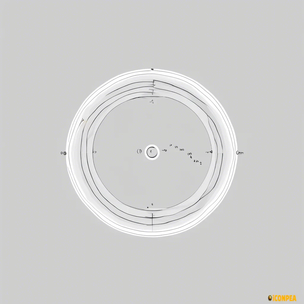 view of sound waves from the x axis at 2 different levels. each level is a different speed. both are encapsulated within the same circle