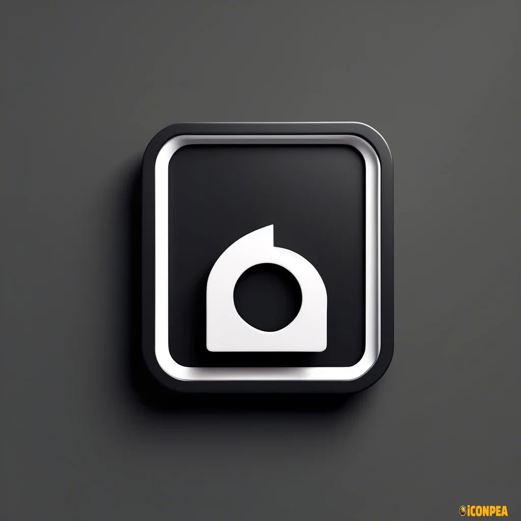 chatgpt icon with black borders