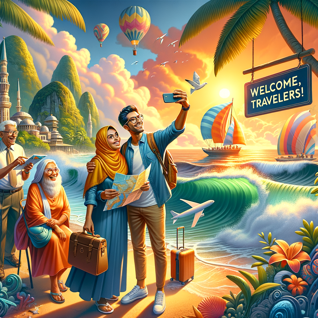 tourism, waves, travel