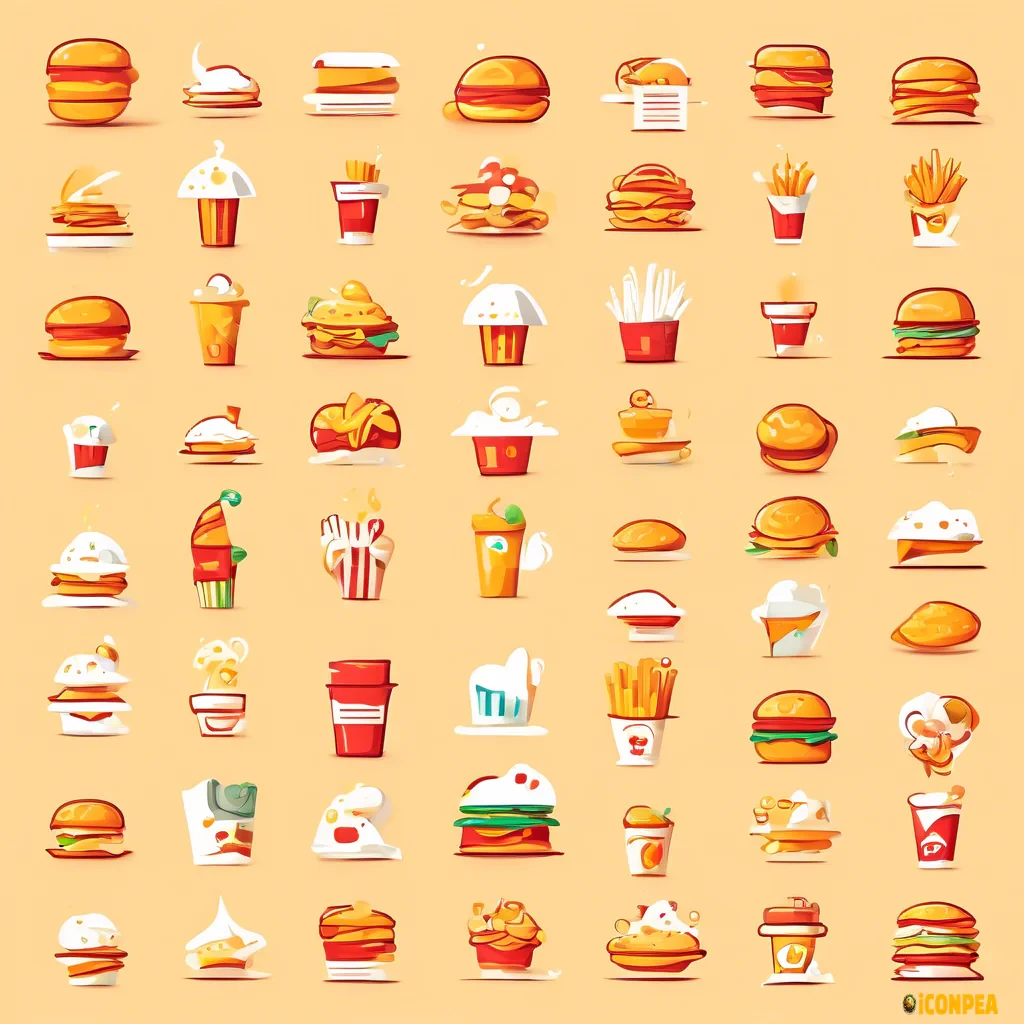 fastfood store builder and orders management saas logo icon