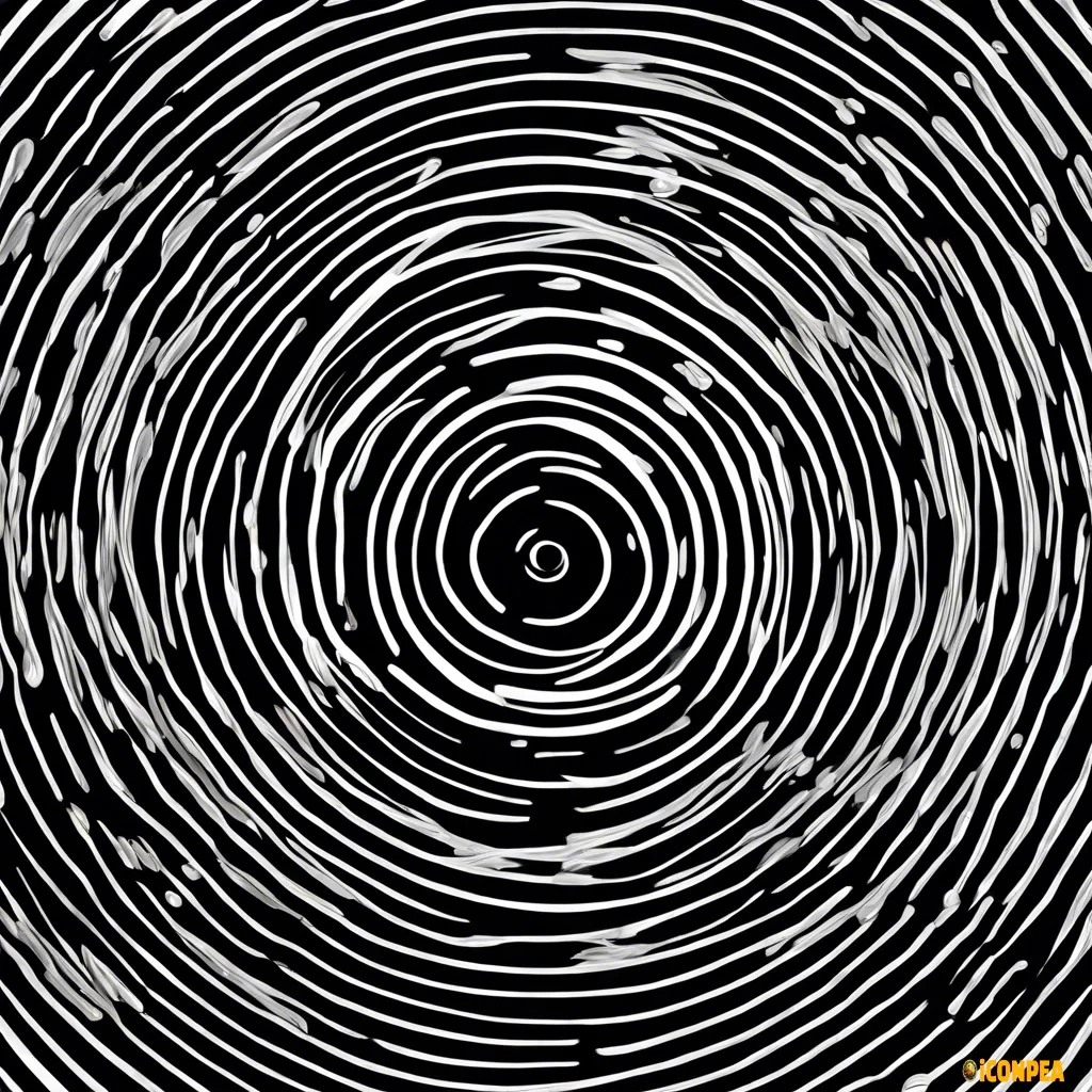 horizontal sound waves at 2 different levels. each level is a different speed. both are encapsulated within the same circle