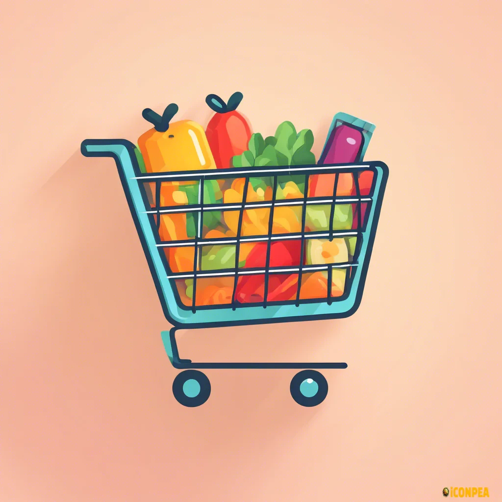 grocery  cart icon