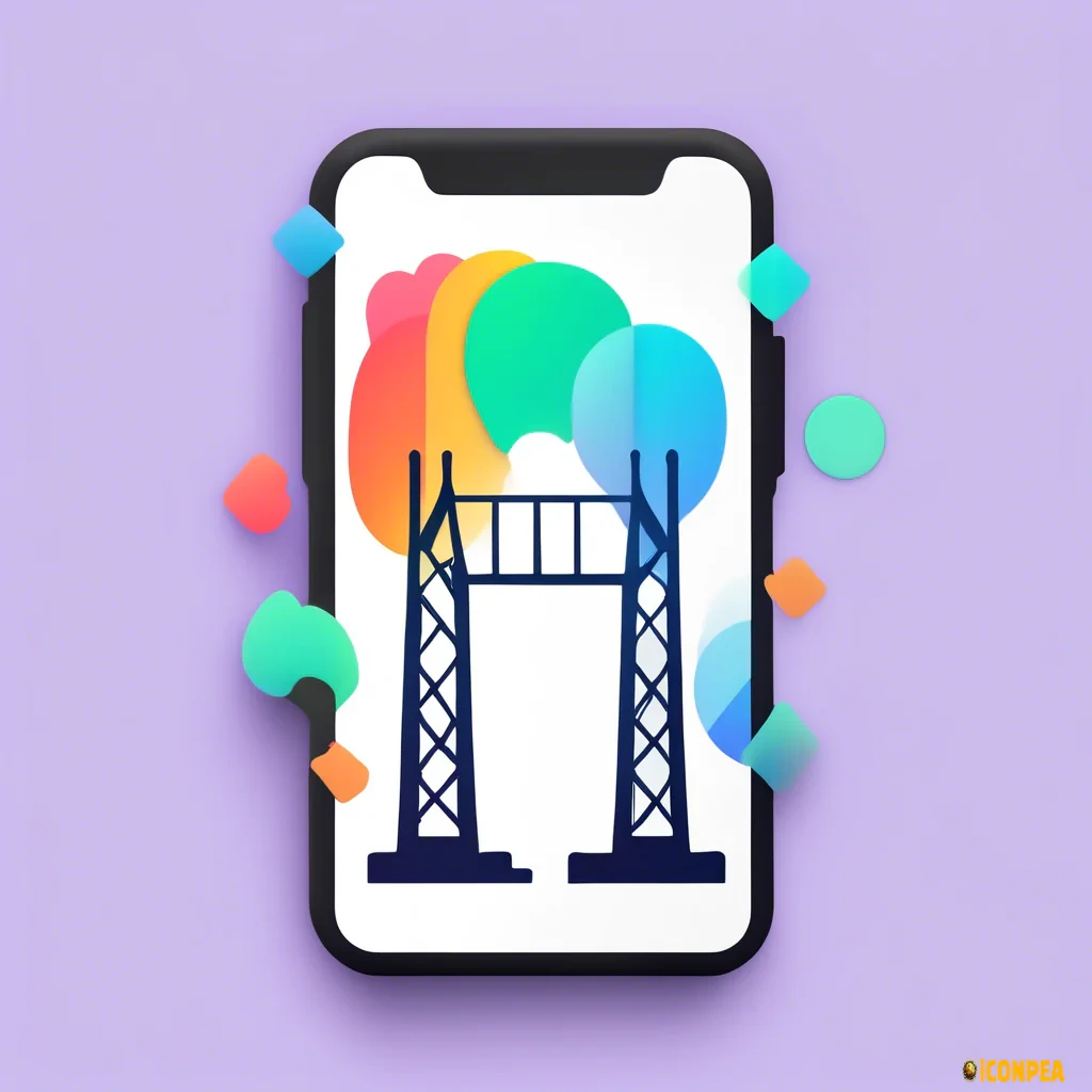 Bridge app logo colored android