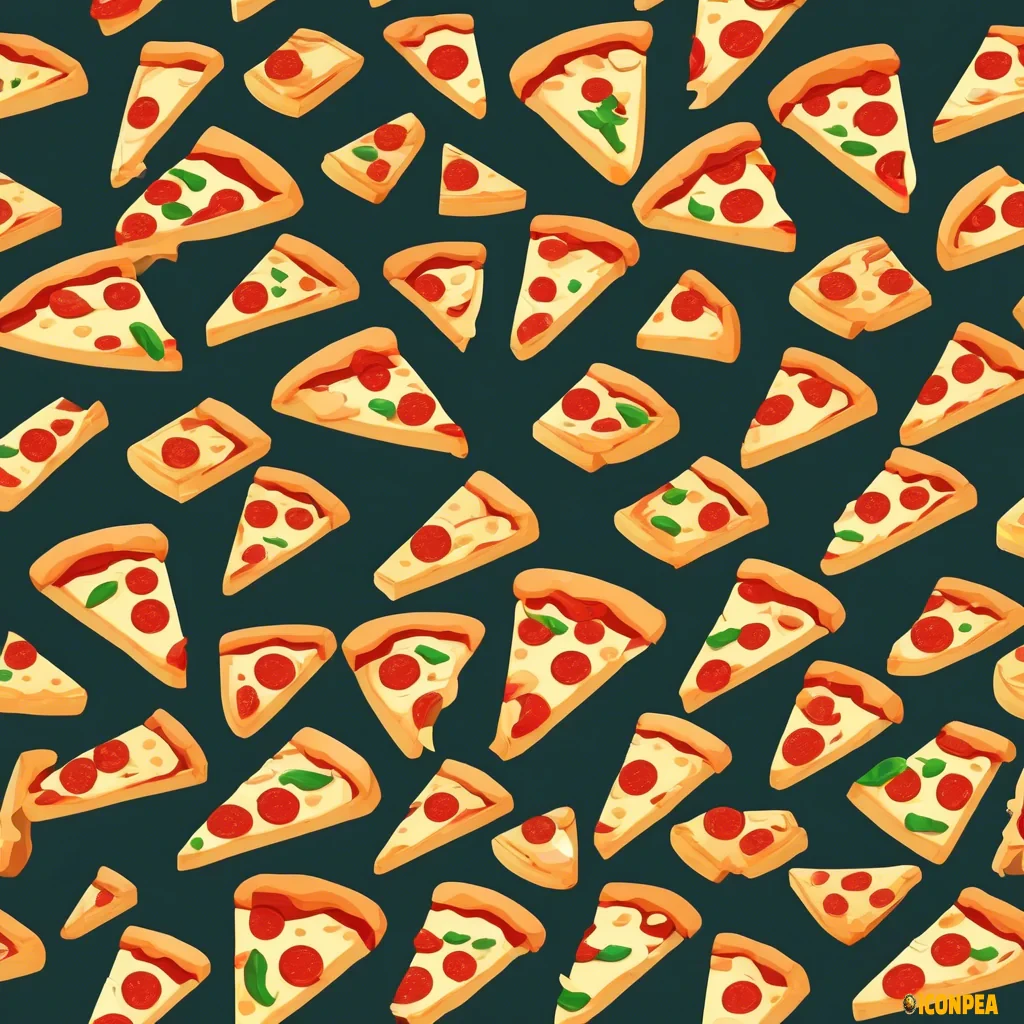 pizza slice flat icon