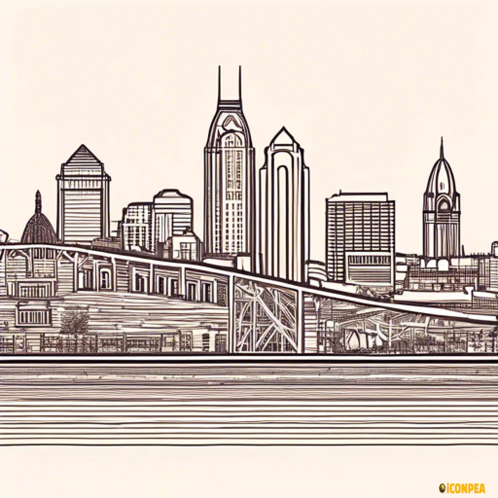 Cincinnati  Ohio Skyline