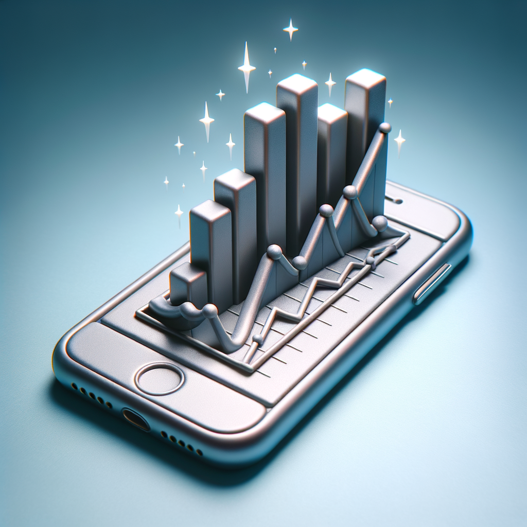 Rise of the graph   Style. Clay 3D (cute feeling) Glossy (iPhone vibes)