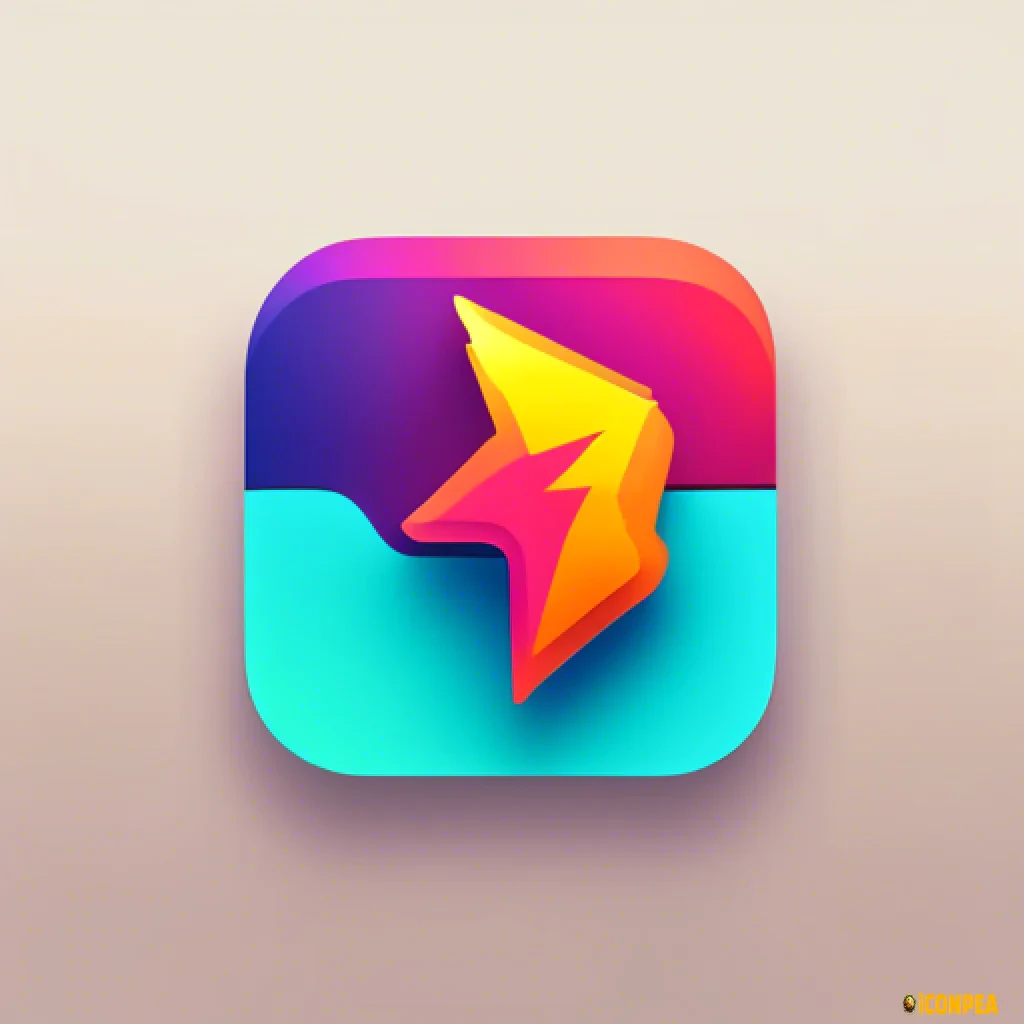 a modern yet minimalist looking app icon for an ebook app. it should look futuristic and it should be understandable just by looking at it, that's it's an ebook app.