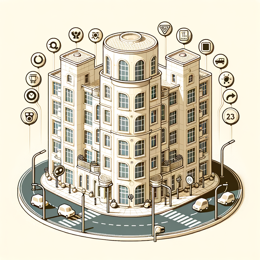 creami come per anziani tante finestre sove c'è una rotona, un incorcio un autovelox ecc