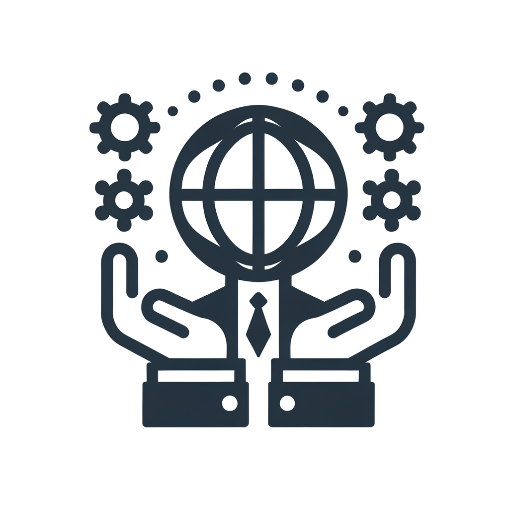 minimal flat vector icon, only 2 colors, simple shapes, no shadows, white background.  Generate icon only and NO text:  Founder Freedom: You’ve built operational independence with scalable systems and empowered leadership.