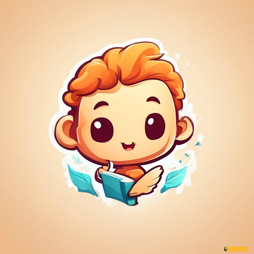 create a drawn, cute, cartoonish icon for the origin logo with a transparant background