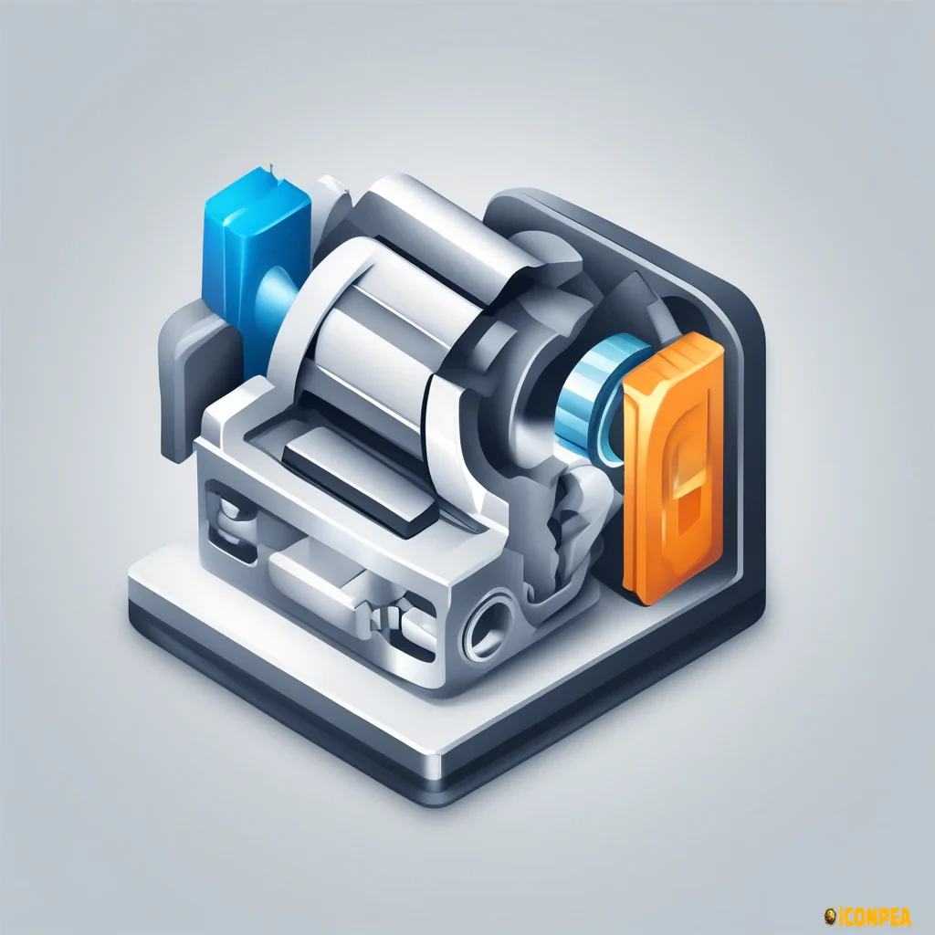 Standard information management icon for spare parts,  Edit detailed images in an intuitive way