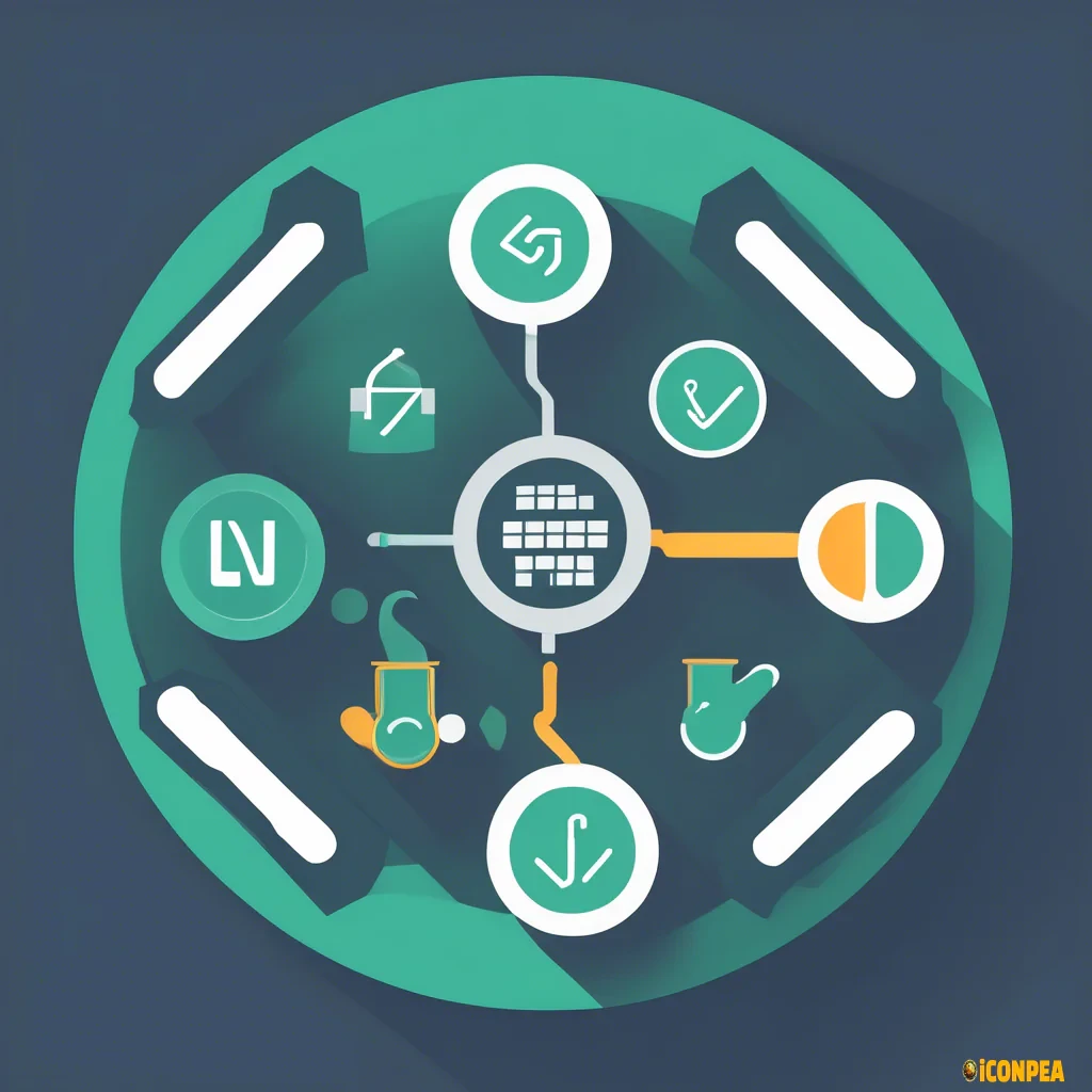 Standard information management icon for spare parts of bioprocess