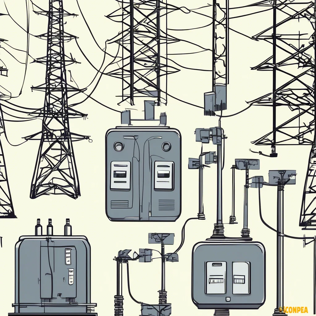 electric substation clipart