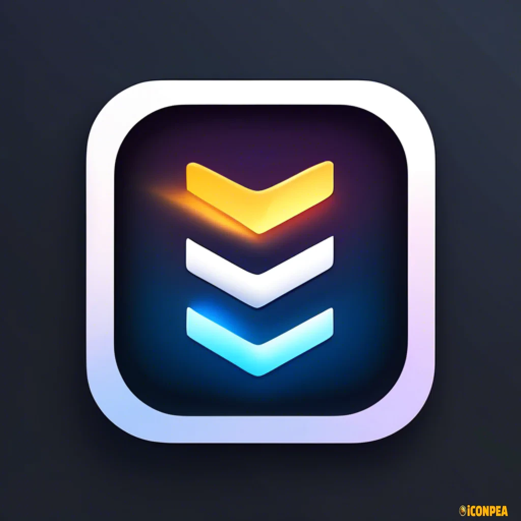 a modern yet minimalist looking app icon for an ebook app. it should look futuristic and it should be understandable just by looking at it, that's it's an ebook app.