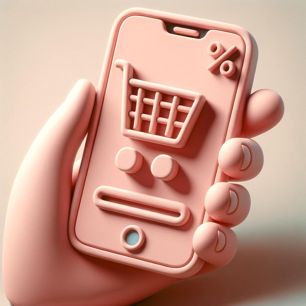 Shopping / Discounts  Style. Make the shadow look soft  Clay 3D (cute feeling) Glossy (iPhone vibes)