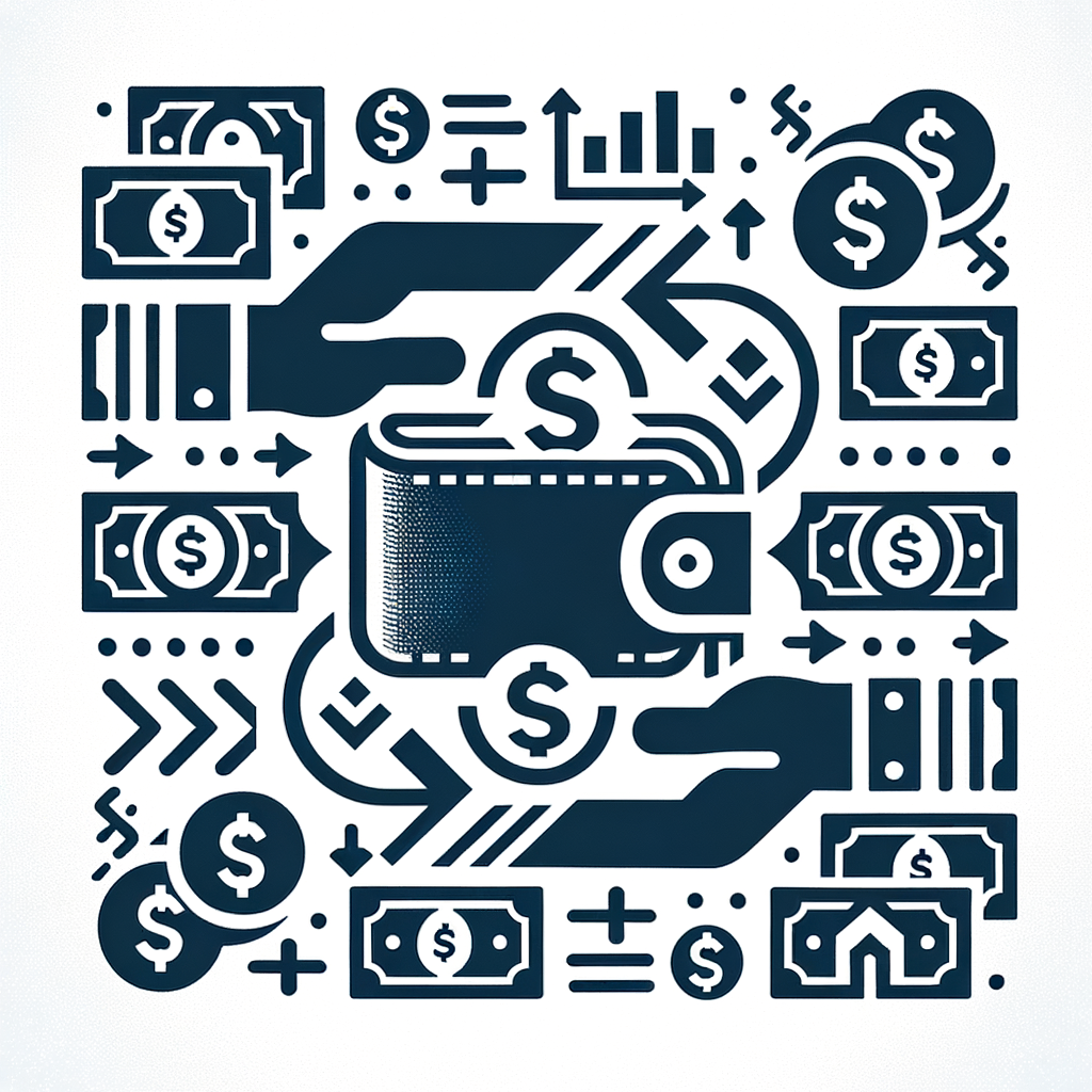 design an icon for an application use for expense sharing, blue, gray and white