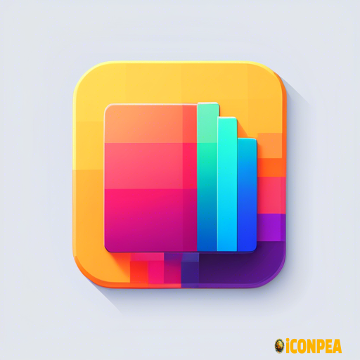 a modern yet minimalist looking app icon for an ebook app.